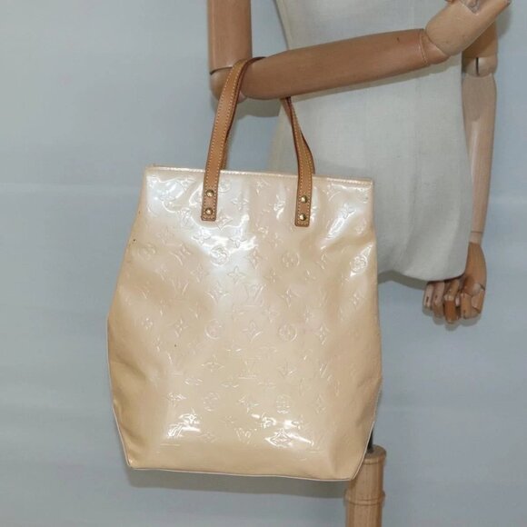 LOUIS VUITTON Vernis Reade MM Hand Bag Marshmallow Pink - Picture 1 of 16
